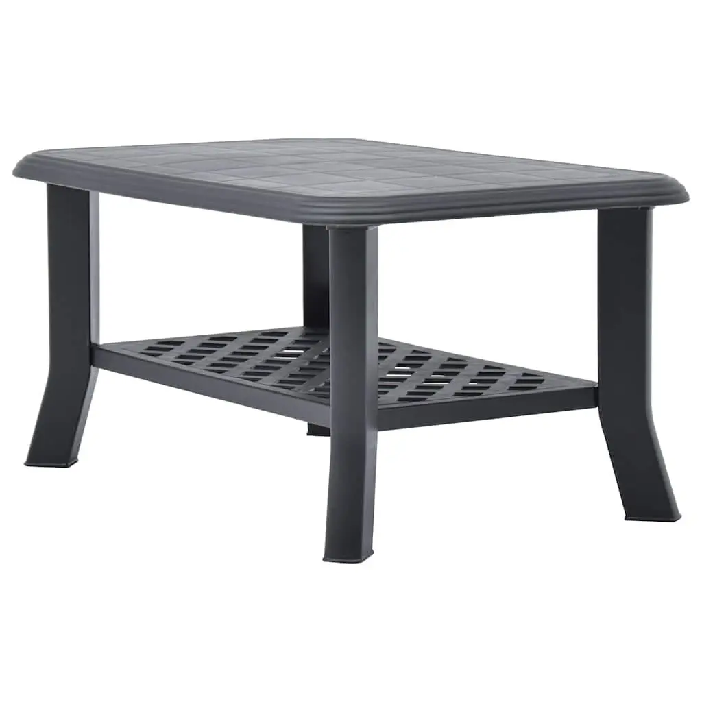 Anthracite Coffee Table for Outdoor Use