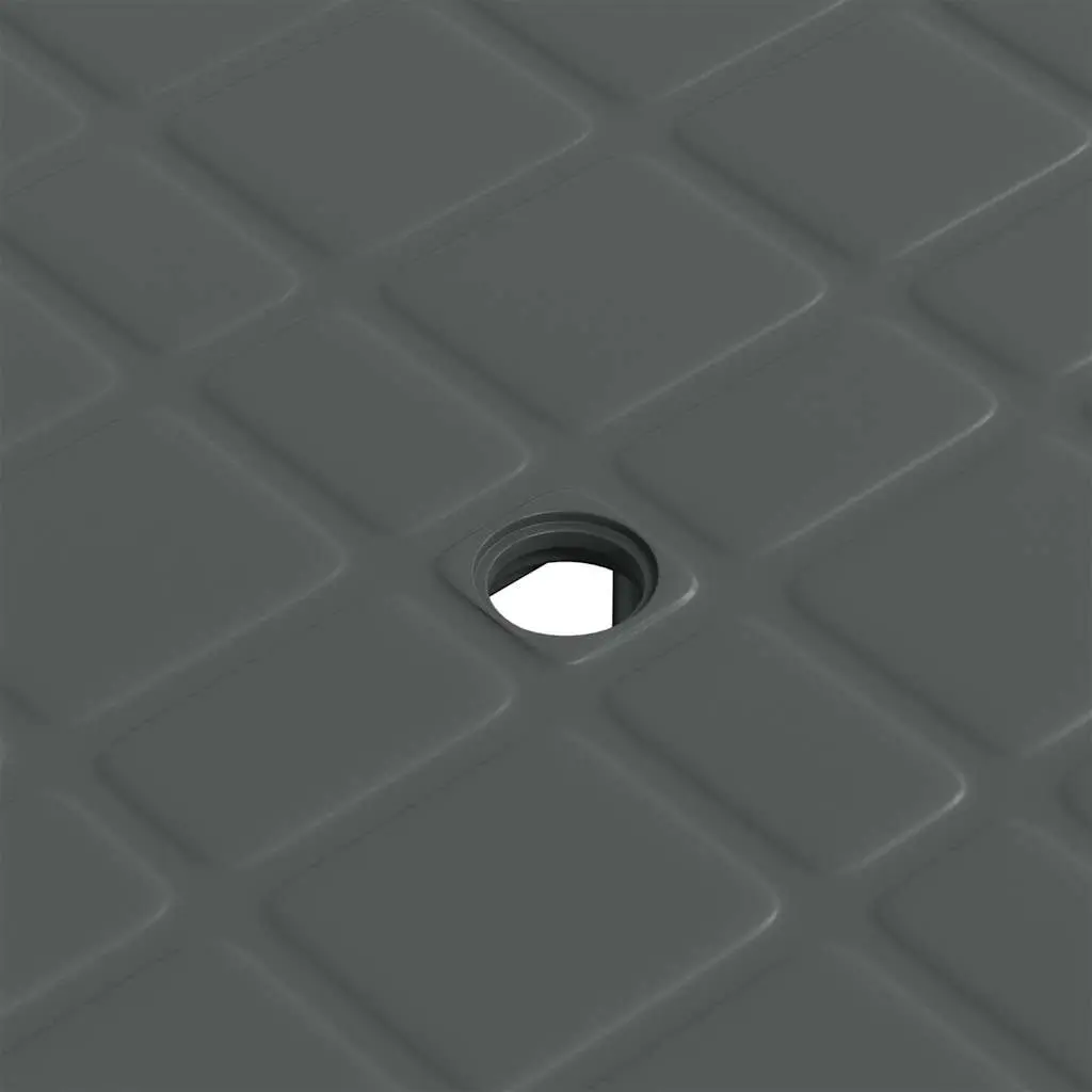 Garden Table Anthracite Outdoor Dining Patio Furniture Lightweight Plastic