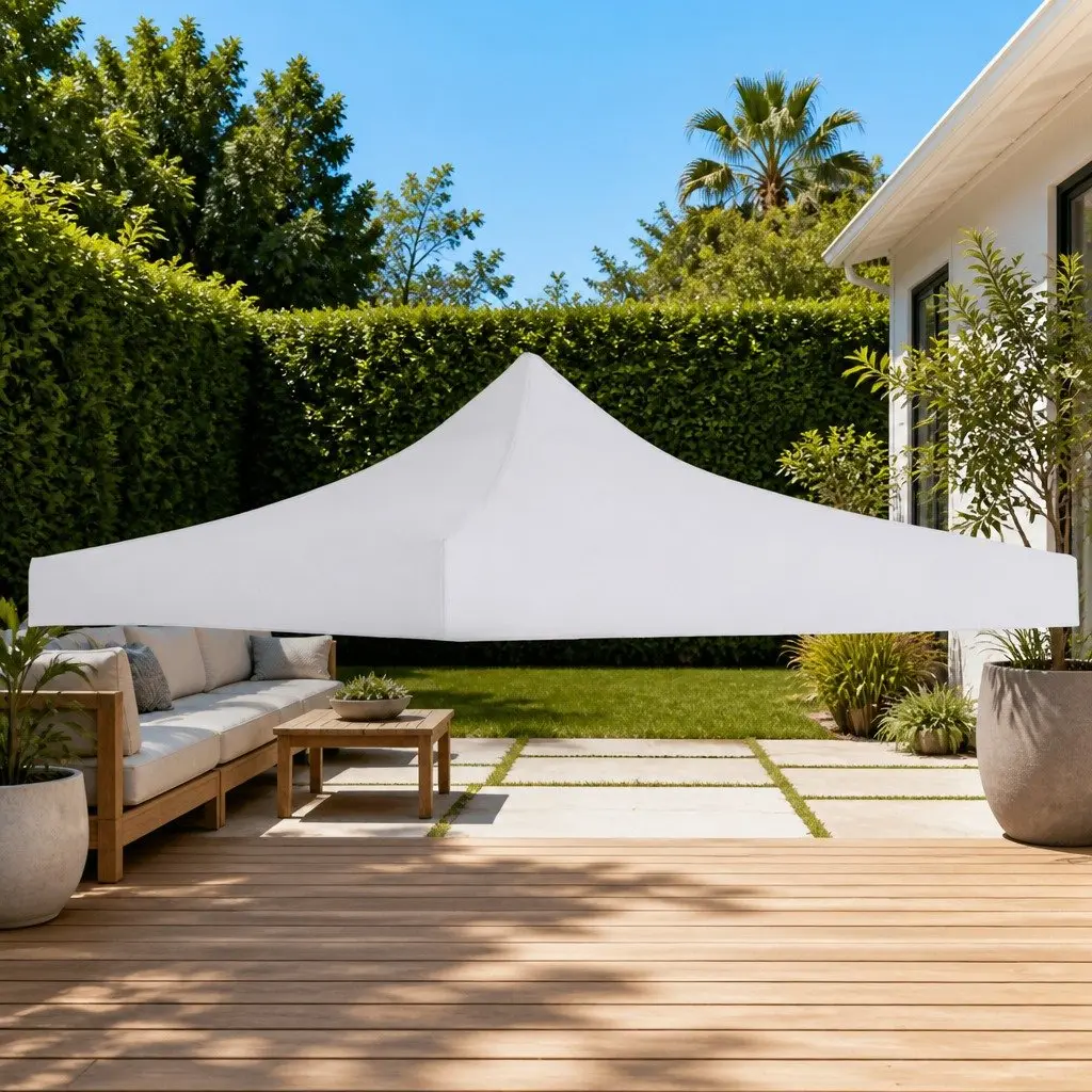 Party Tent Roof Oxford 3x3m White Replacement Top Cover