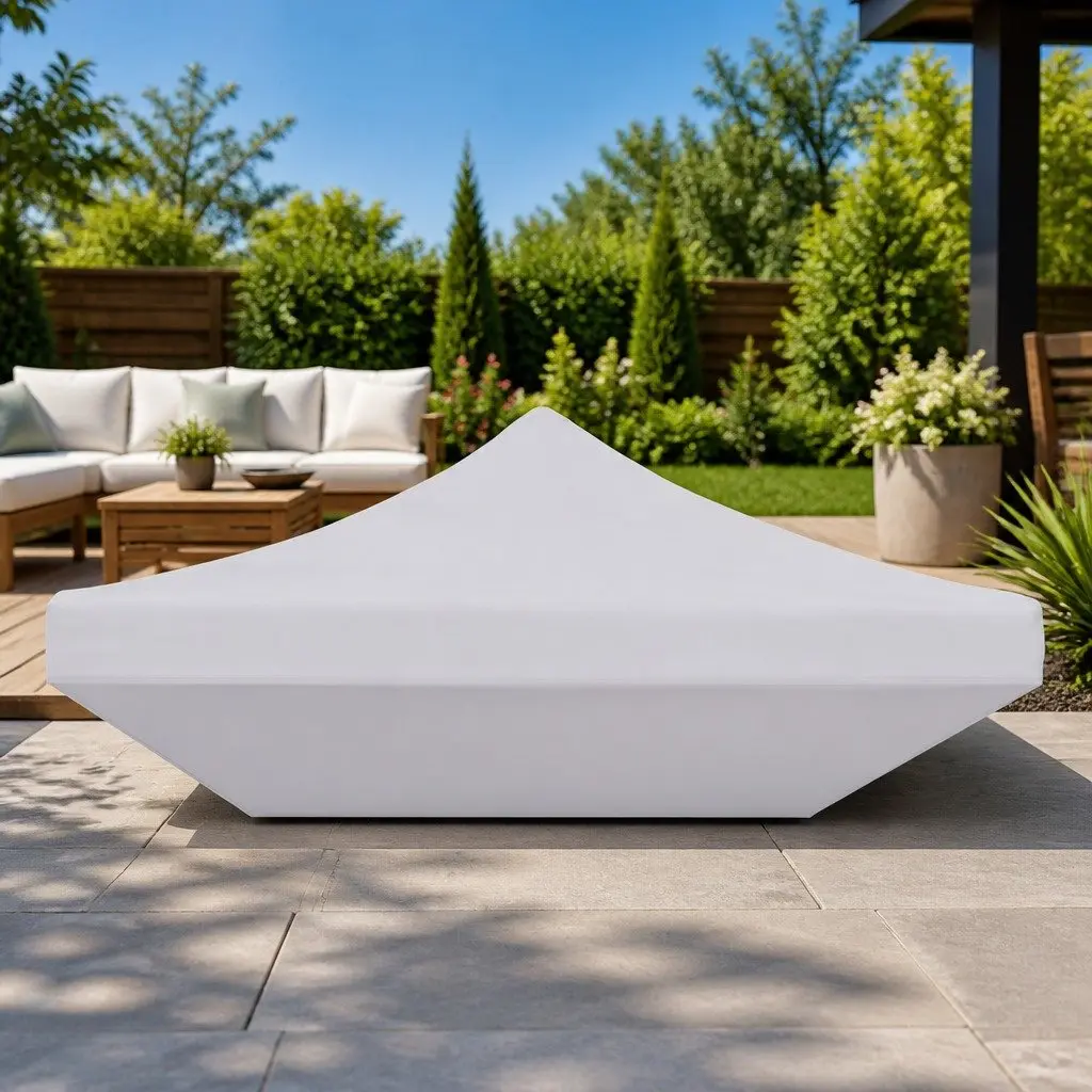 Replacement Canopy Top White UV Weather Resistant 3x6m Oxford Fabric Party Tent Roof Outdoor Marquee Cover