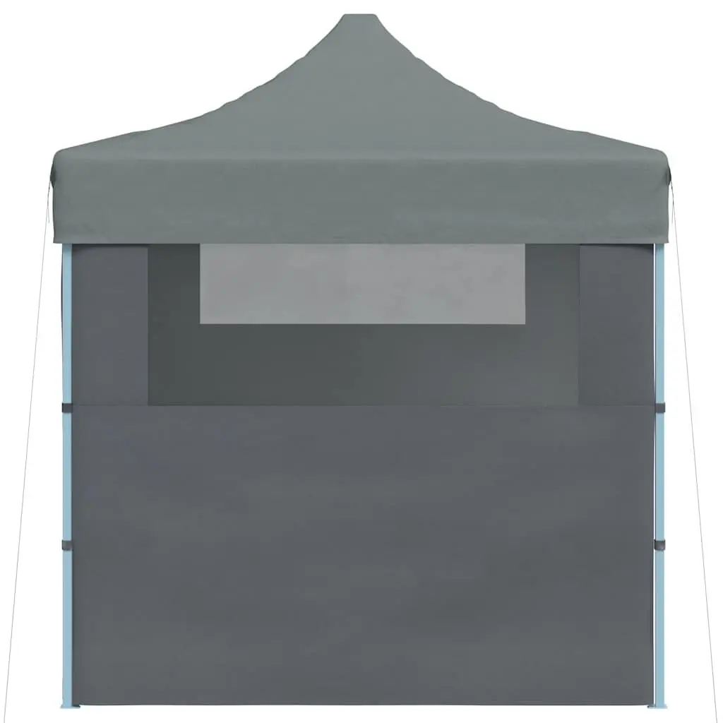 Folding Party Tent 3x4m UV Water Resistant Oxford Fabric Anthracite with 3 Sidewalls