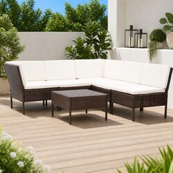 Versatile 6-Piece Lounge Set for Your Outdoor Living