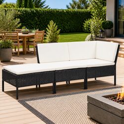 Versatile 3 Piece Outdoor Lounge Set with Comfortable Seating