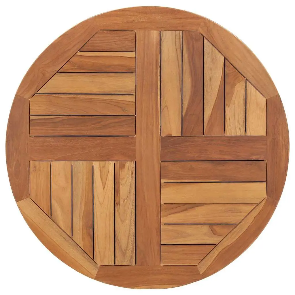 Round Teak Table Top for Home and Dining