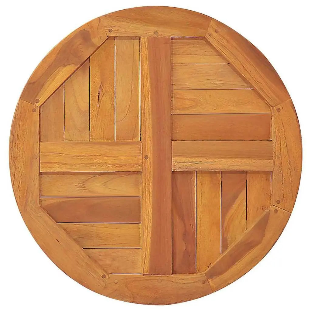 Round Teak Table Top for Home and Dining