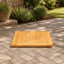 Versatile Teak Wood Table Top for Home and Commercial Use