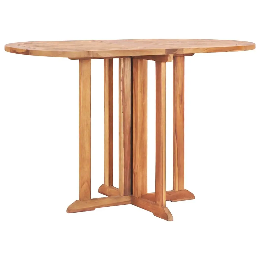 Folding Butterfly Garden Dining Table 120x70x75cm Outdoor Patio Furniture Brown