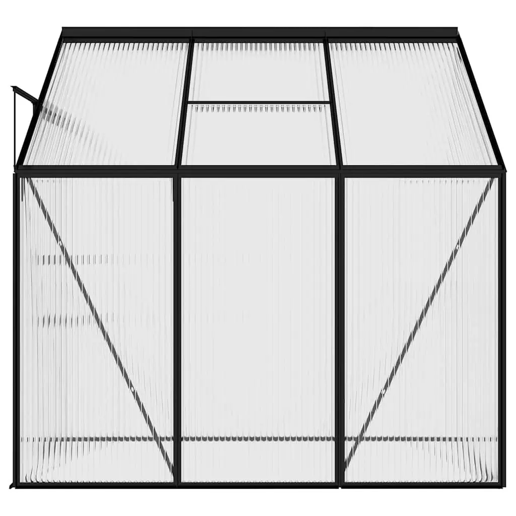 Greenhouse Aluminium Frame PC Board 2.41 m² Anthracite Garden Plant Shelter Outdoor
