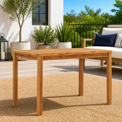 Practical Teak Wood Dining Table for Various Settings