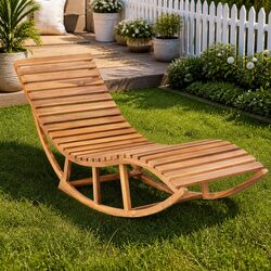 Versatile Rocking Sun Lounger for Garden and Patio