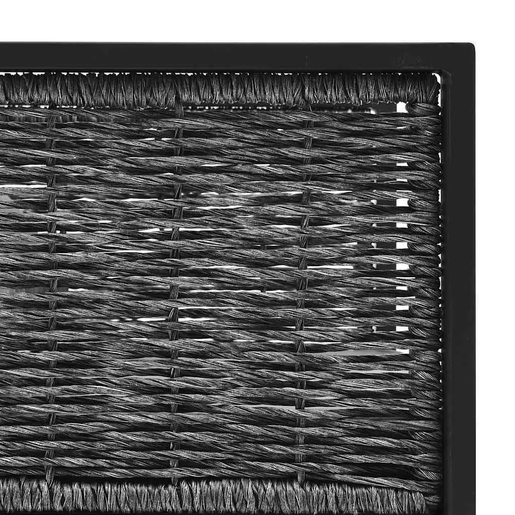 Garden Lounge Set Modular Poly Rattan 7 Piece Outdoor Furniture Anthracite