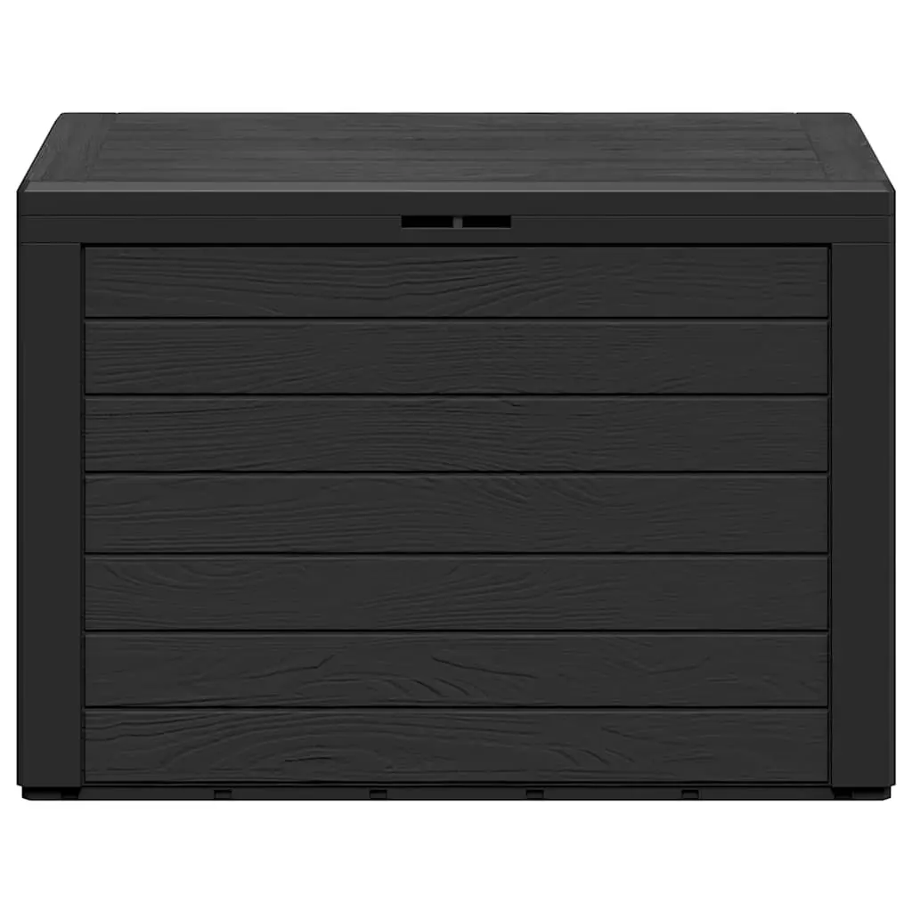 Outdoor Storage Chest Anthracite Polypropylene 78x44x55cm Patio Container Organizer