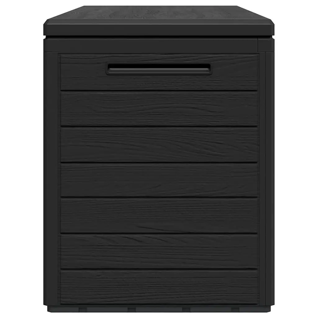 Outdoor Storage Box Anthracite Durable Polypropylene 116cm x 44cm x 55cm Garden Patio Chest for Cushions and Household Items