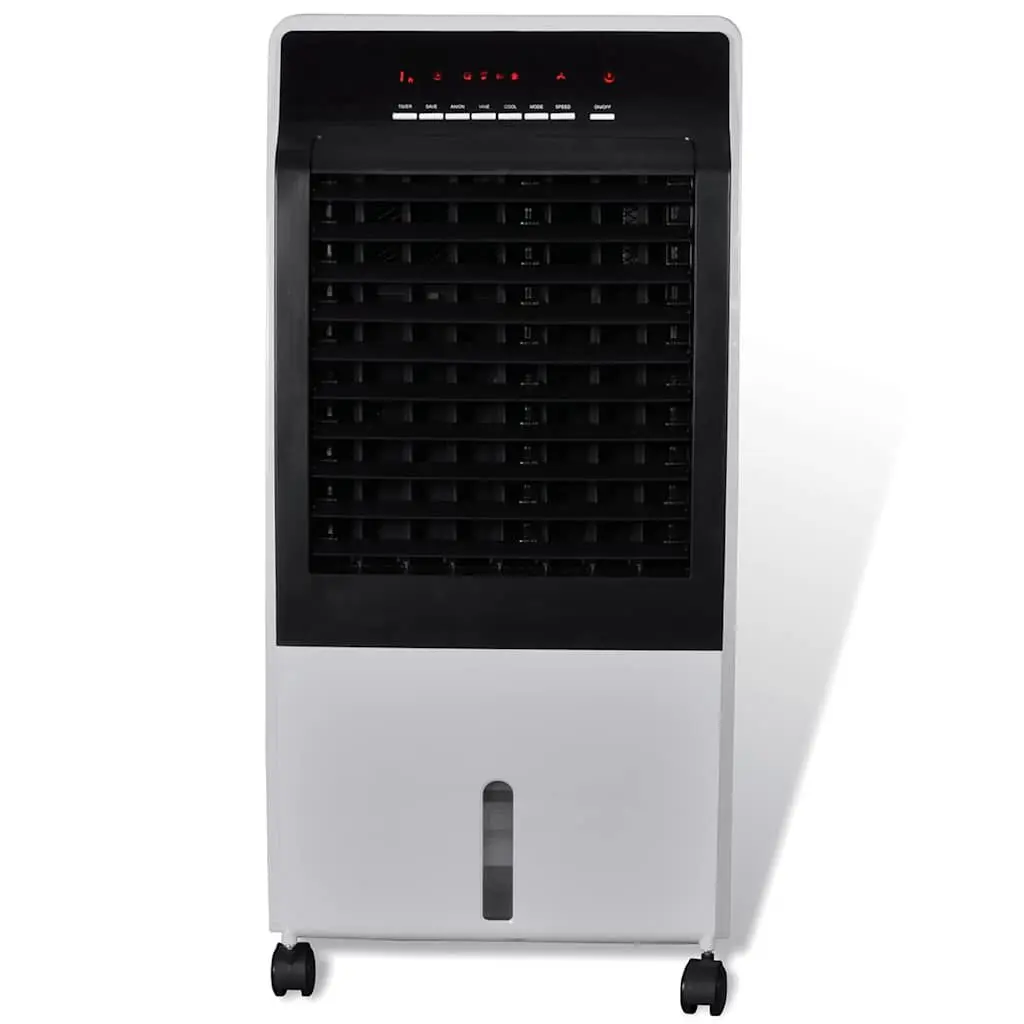 Portable Evaporative Air Cooler Fan Humidifier Purifier 8L Water Tank White