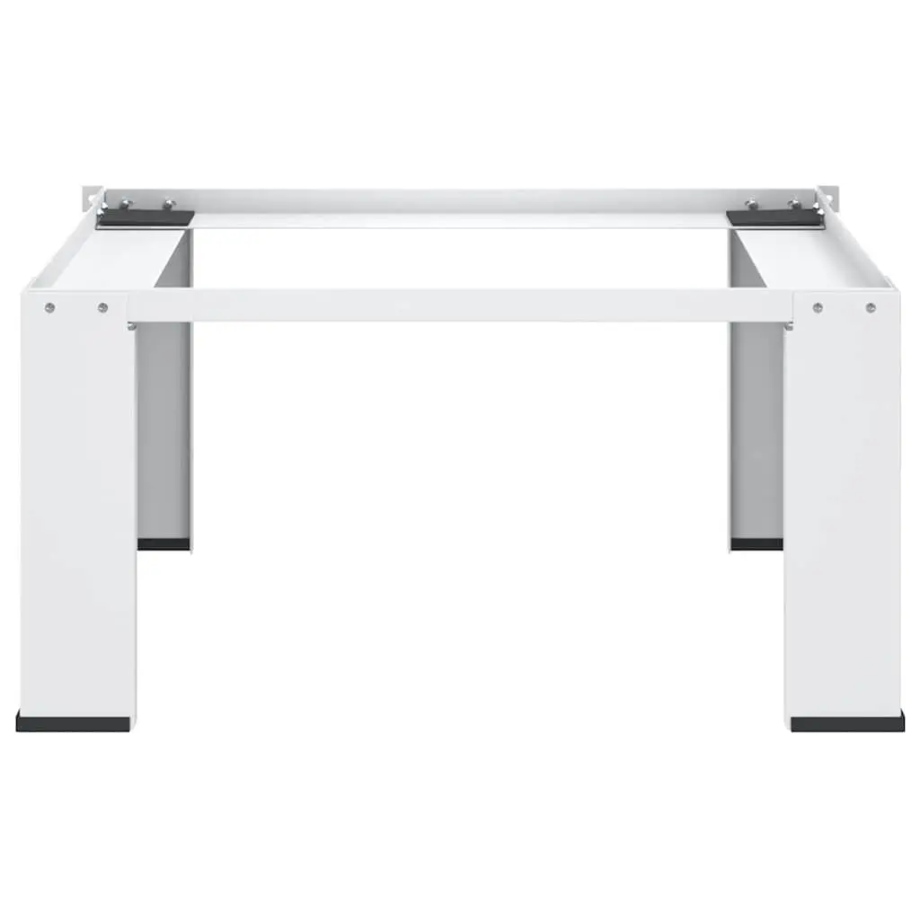 Washing Machine Pedestal Stand Steel White Heavy Duty