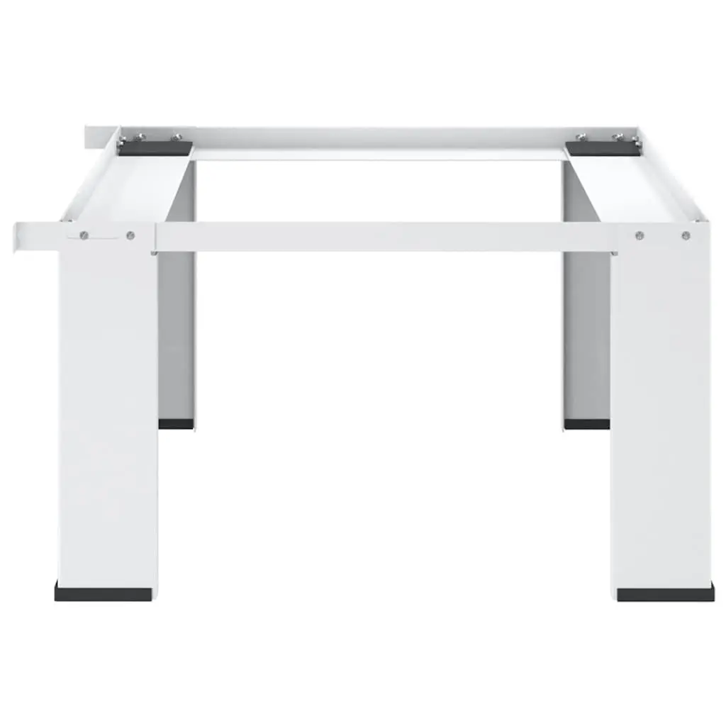Washing Machine Pedestal Stand Steel White Heavy Duty