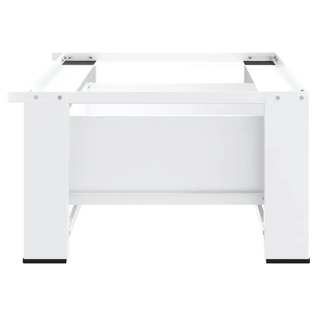Washing Machine Pedestal Riser with Storage Drawer White Laundry Appliance Base