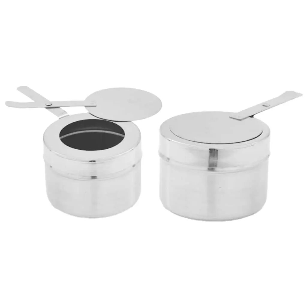 Chafing Dish Set 2 Piece Stainless Steel Food Warmer Catering Restaurant Hotel