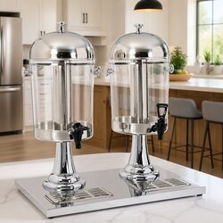 Double Beverage Dispenser for Home and Events