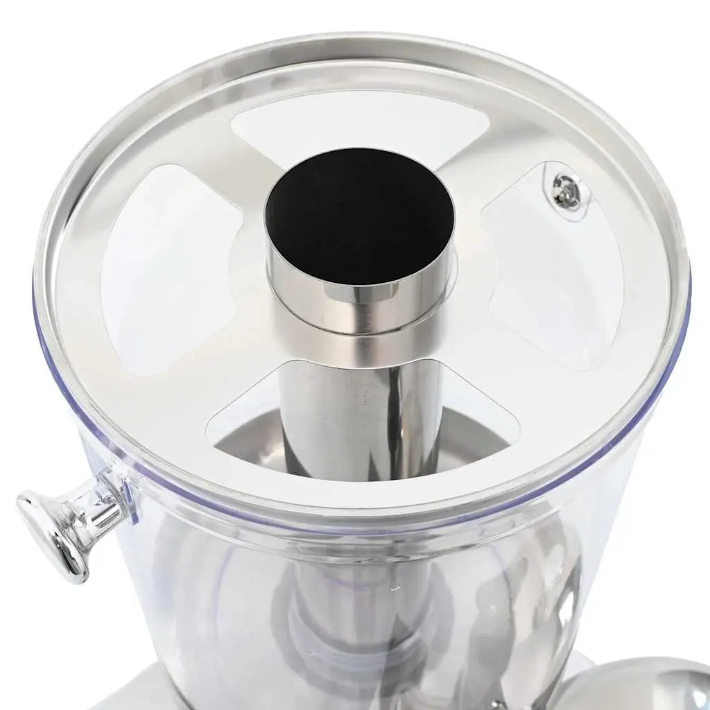 Double Beverage Dispenser Stainless Steel 2 x 8L Silver Juice Server