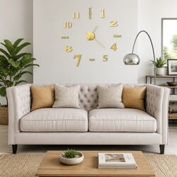 Practical Uses for the XXL 100cm Gold 3D Wall Clock