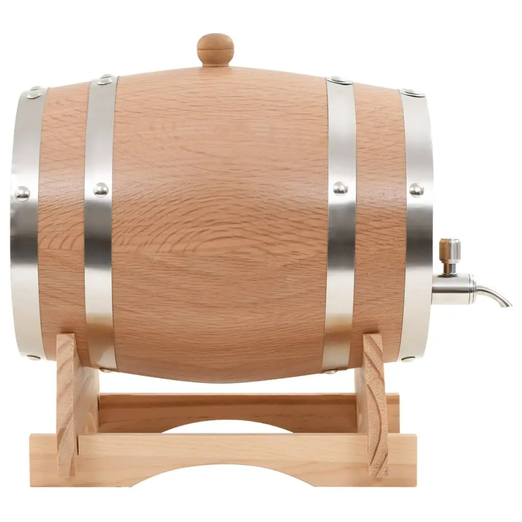 Wine Barrel Solid Oak Wood 6L Rustic Decor Home Bar Dispenser