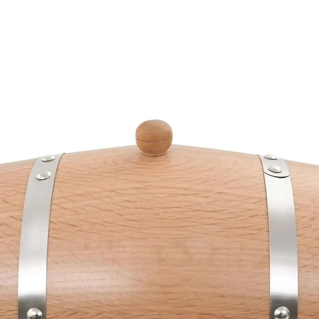 Wine Barrel Solid Oak Wood 6L Rustic Decor Home Bar Dispenser