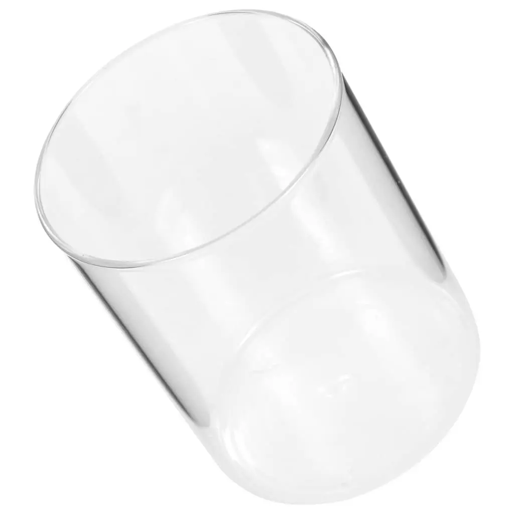 650ml Glass Jars Set of 6 with Cork Lids Transparent Food Storage Containers for Kitchen Pantry Organization