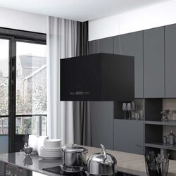 Practical Island Range Hood 55 cm - Ceiling-Mounted