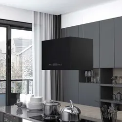Practical Island Range Hood 55 cm - Ceiling-Mounted