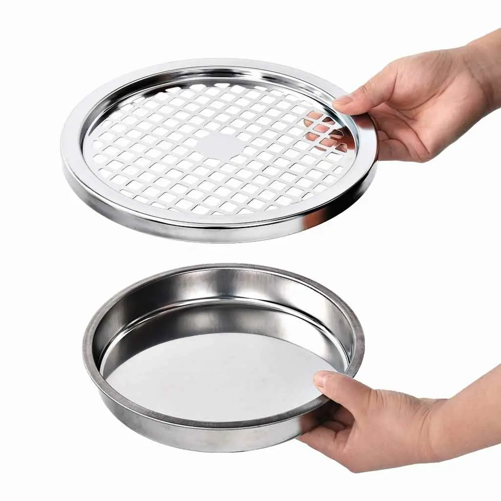 Wall Ashtray Dustbin Stainless Steel 26L Silver Mounted Smoking Accessories
