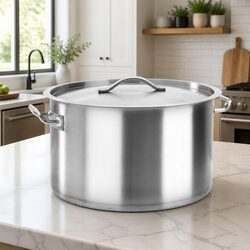 Practical 58L Stainless Steel Stock Pot for All Your Cooking Needs