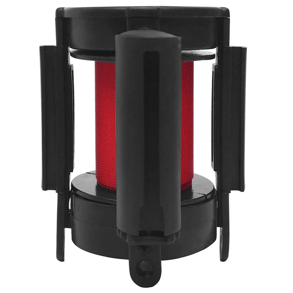 Retractable Belt Barrier 200cm Red Crowd Control Stanchion System