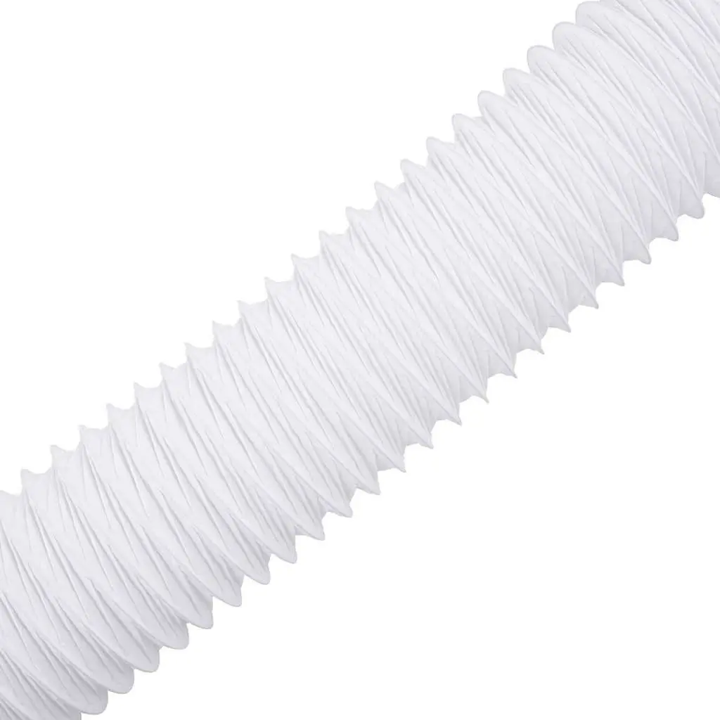Flexible Spiral Ventilation Hose PVC 6m 12.5cm Exhaust Duct for Air Dryers Bathrooms Hydroponics Workshops