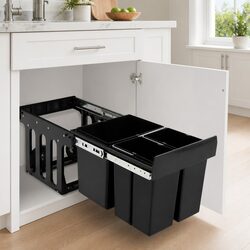 Pull-Out Waste Bin for Kitchen Organization