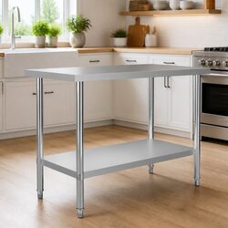 Stainless Steel Work Table for Real Kitchen Use