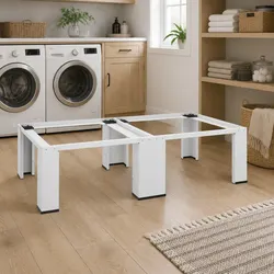Practical Double Pedestal Stand for Laundry Machines