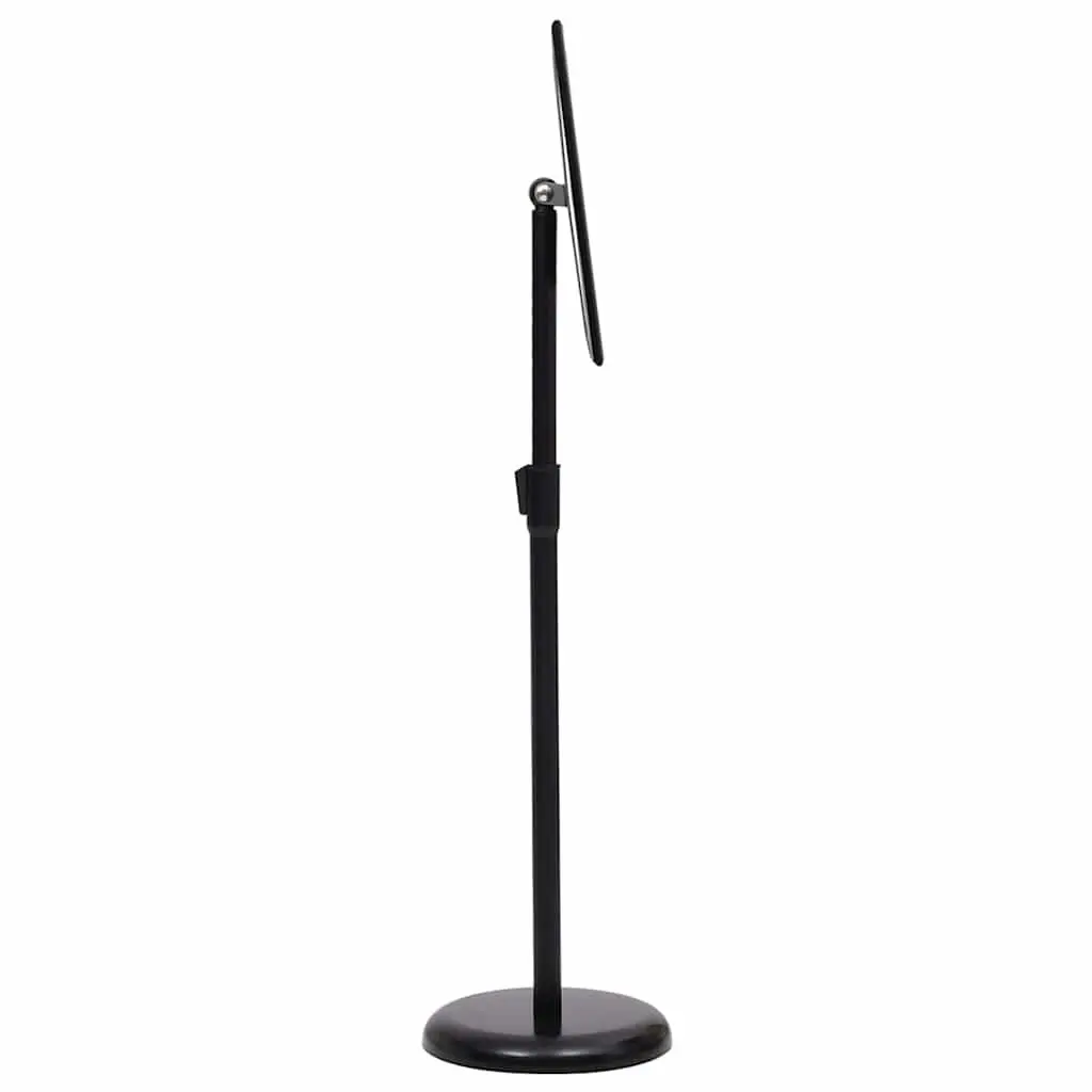 A4 Floor Display Stand Aluminium Alloy Black Pedestal Poster Holder Rotatable Panel