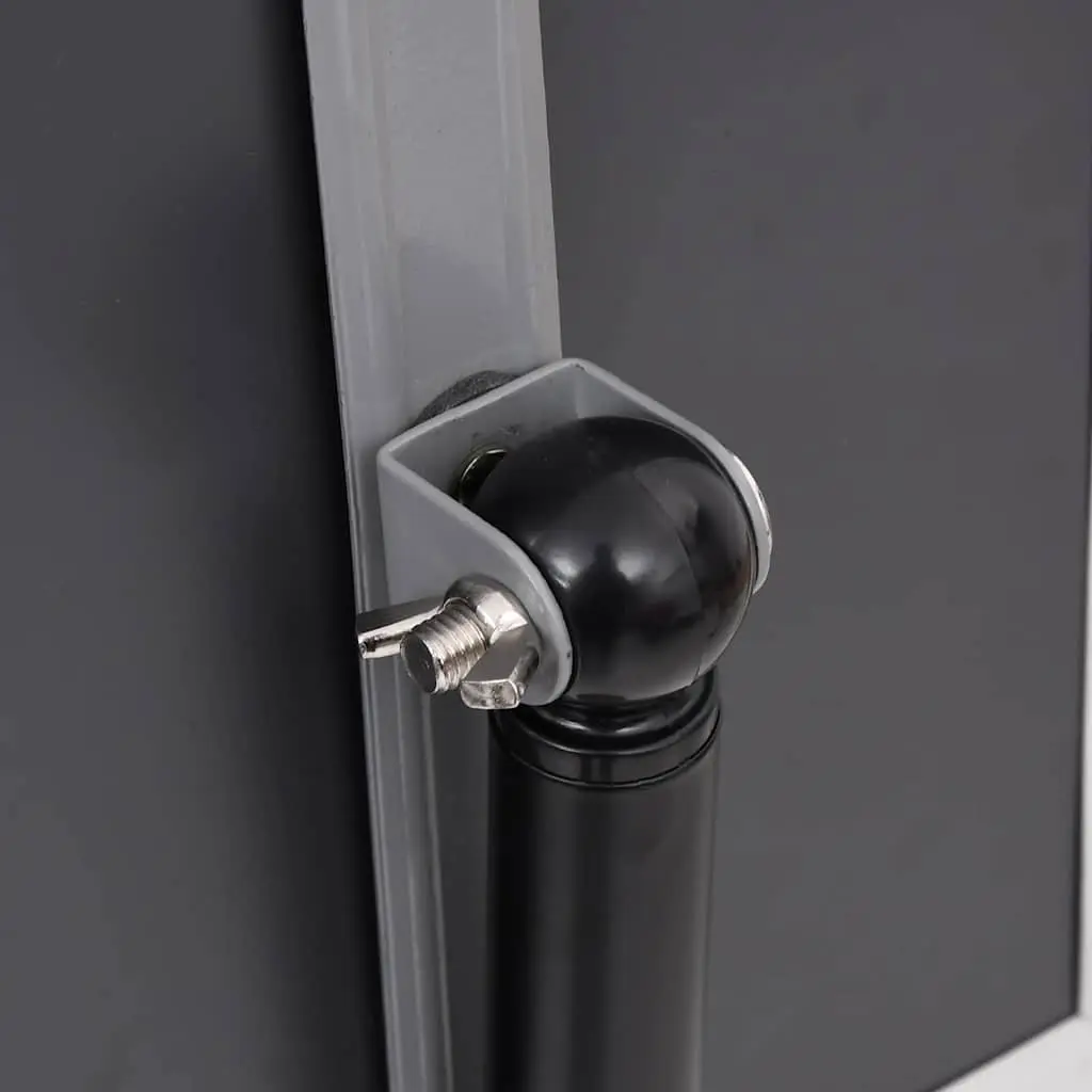 A4 Floor Display Stand Aluminium Alloy Black Pedestal Poster Holder Rotatable Panel
