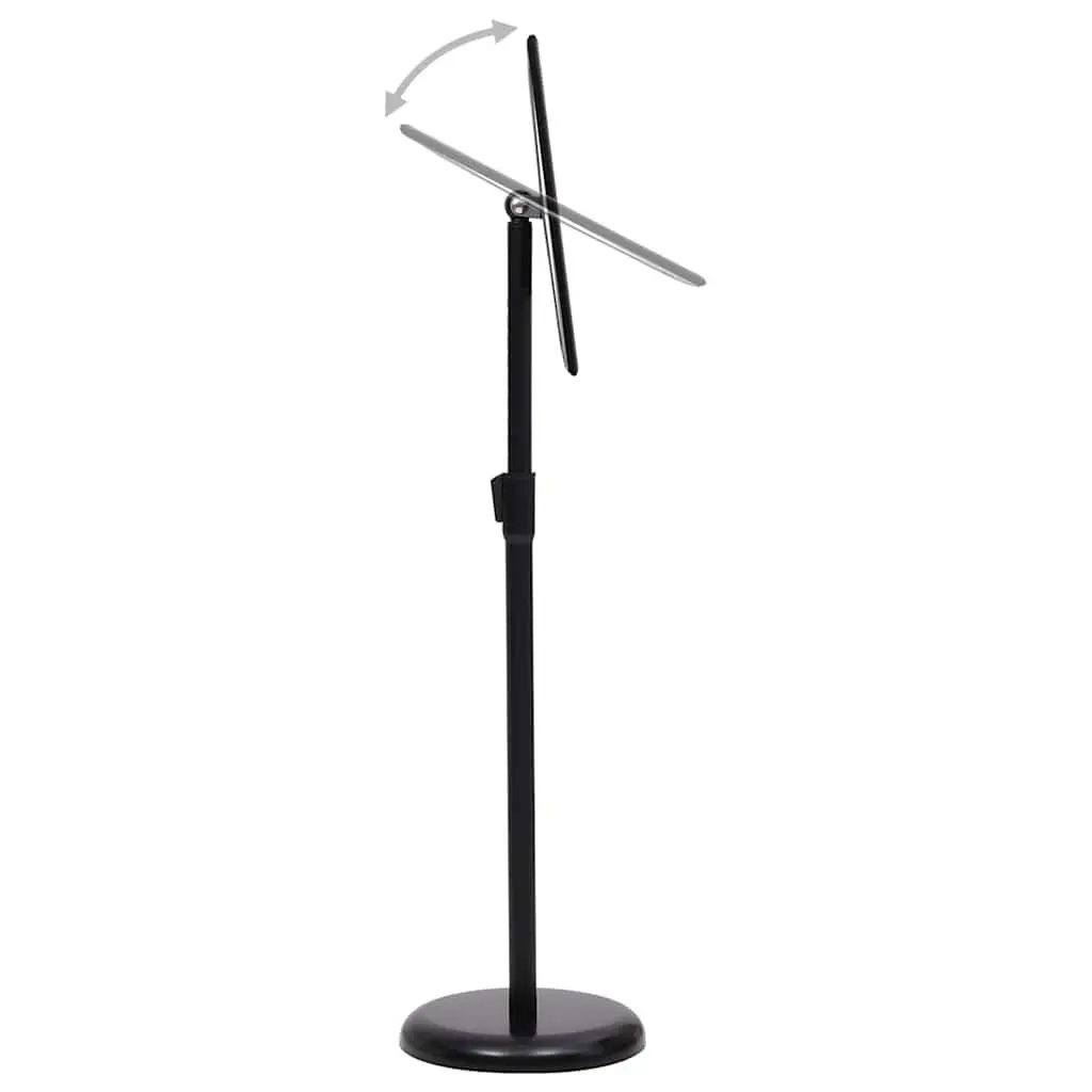 A4 Floor Display Stand Aluminium Alloy Black Pedestal Poster Holder Rotatable Panel
