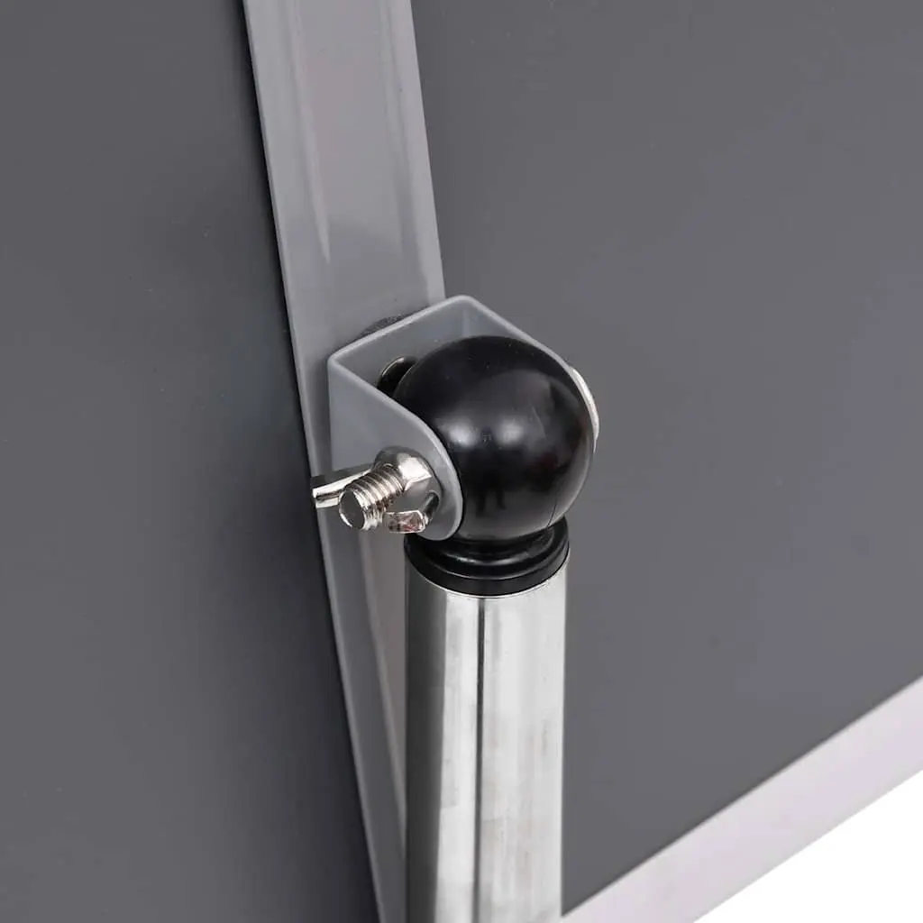 A4 Poster Stand Aluminium Alloy Floor Display Stand Silver