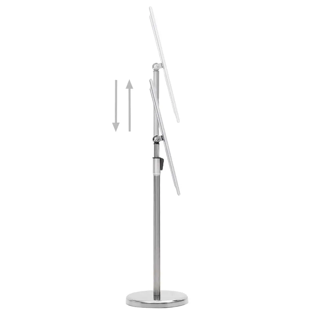 A4 Poster Stand Aluminium Alloy Floor Display Stand Silver
