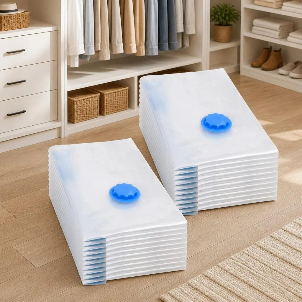 Vacuum Storage Bags for Home and Travel 60x40cm Set of 20