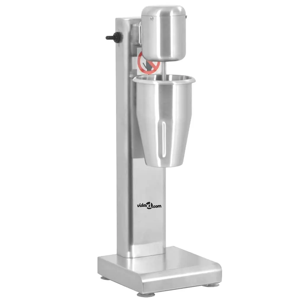 Milkshake Mixer Stainless Steel Professional 1L Silver Blender for Smoothies and Protein Shakes