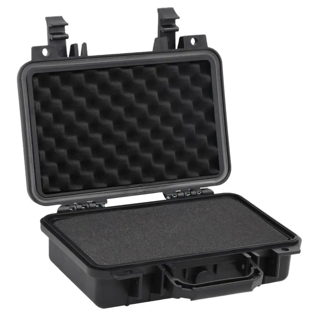 Camera Hard Shell Flight Case Black Polypropylene and ABS 30 x 22 x 10 cm