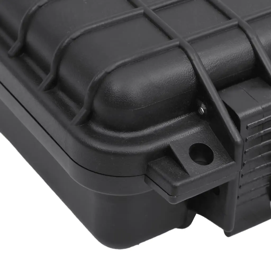 Camera Hard Shell Flight Case Black Polypropylene and ABS 30 x 22 x 10 cm