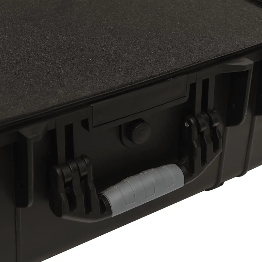 Wheeled Flight Case Hard Case Polypropylene and ABS 58x45x27 cm Black