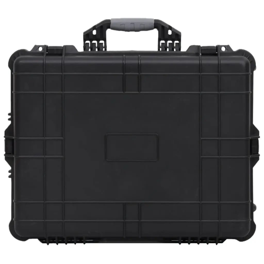 Flight Case Hard Shell Black Wheeled Portable Travel Luggage