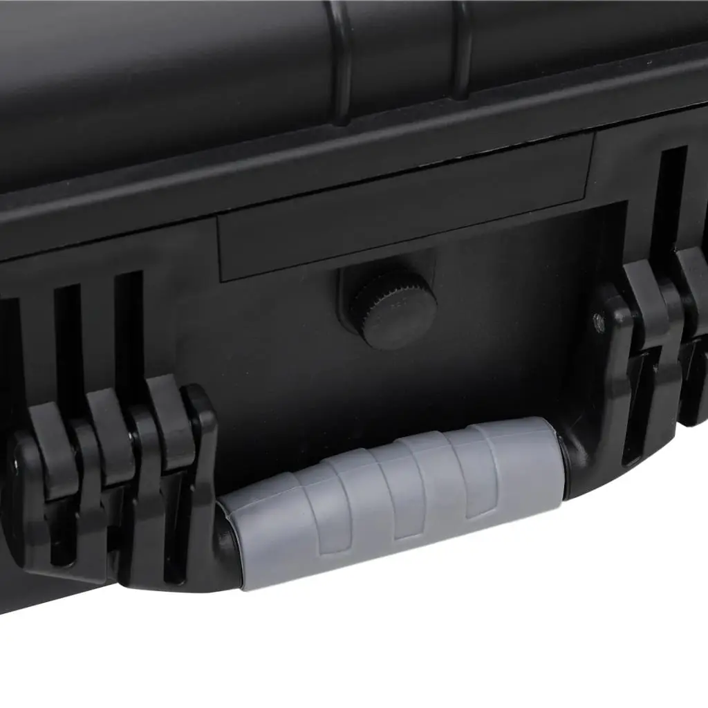 Flight Case Hard Shell Black Wheeled Portable Travel Luggage