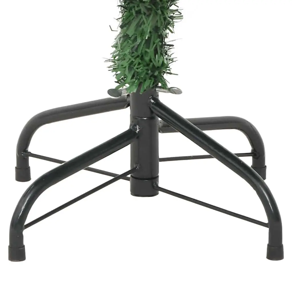 Green Artificial Christmas Tree PVC 210cm with Steel Stand Indoor 910 Branch Tips